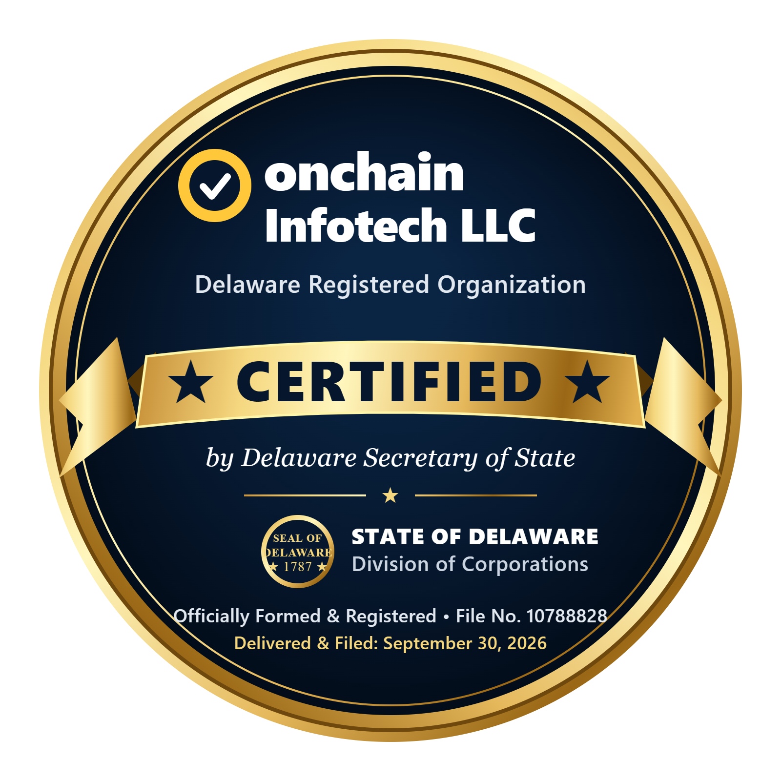 Onchain Infotech LLC promotional graphic